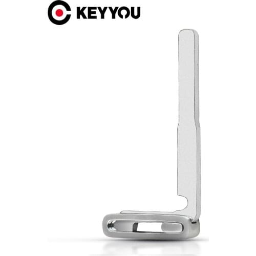 KEYYOU 10x Key Blade For Volvo XC60 XC90 S80 S60 S40 V50 V40 Car Key Cover Case Emergency Blank Blade For Volvo Accessories