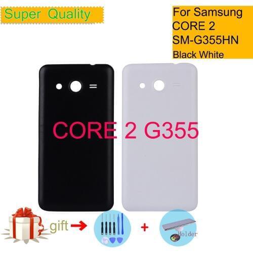 For Samsung Galaxy Core II 2 SM-G355H G355 G355H G355HN Housing Battery Cover Back Cover Case Rear Door Chassis Housing