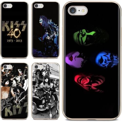 Soft Skin Cover For Samsung Galaxy J1 J2 J3 J4 J5 J6 J7 J8 Plus 2018 Prime 2015 2016 2017 EU USA America KISS Rock band Printed