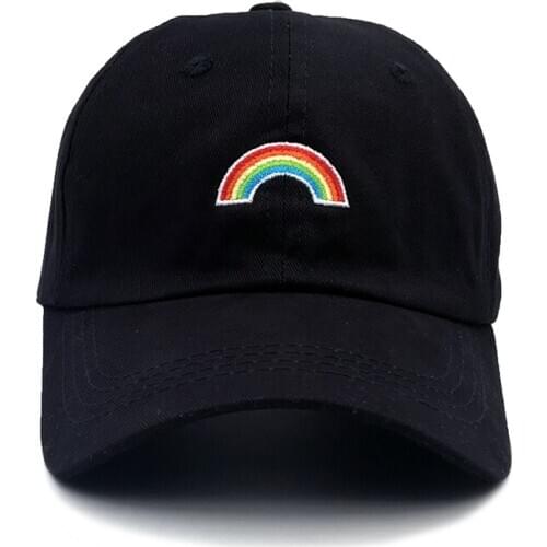 2020 new rainbow Cap Adjustable Hip Hop Snapback Baseball Caps Men Women Fitted Trucker Dad Hat Bone Garros