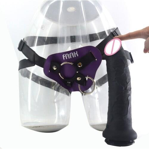 Adjustable Belt Large Silicone Toy Huge Realistic Penis Wearable Dildo Big Cock Dick Stick Lesbian Vagina Massage Masturbator