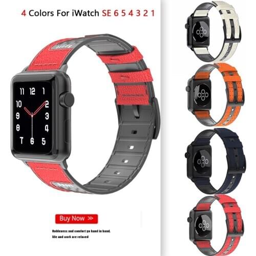 Fiber Leather Strap For Apple Watch Band 44/42/40/38mm Soft Watchband Sports Belt Bracelet for iWatch Bands Series 6 SE 5 4 3 2