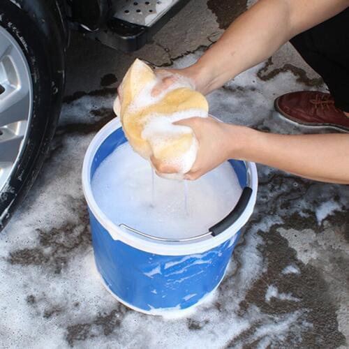 Foldable car wash fishing bathroom kitchen bucket 13L for Citroen C-Quatre C-Triomphe Picasso C1 C2 C3 C4 C4L C5 Elysee/DS-serie