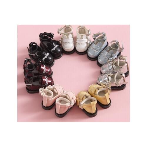 Ob11 doll shoes are a stylish, versatile pair of brogue, sandal and bow bow for girls with 1/8 ob11 blythes and Molly size doll