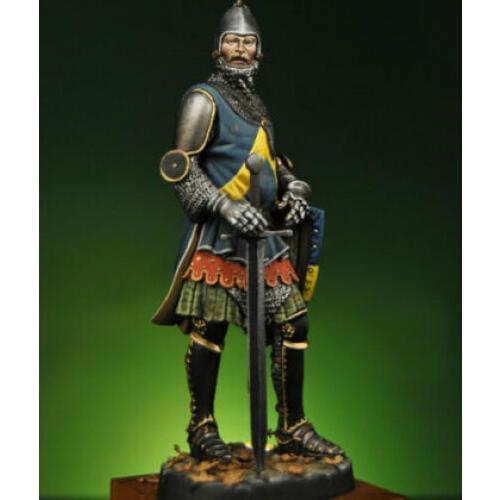 1/24 75mm ancient man Knight (WITH BASE ) Resin figure Model kits Miniature gk Unassembly Unpainted