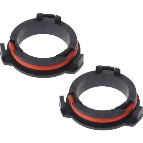 2pcs Car model LED Headlight Bulbs Holder Adapter Lamp Base Led Front Headlight Kit H7 Adapter For OPEL Astra G Honda CR-V Mazda