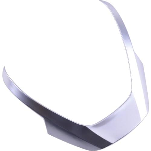 Car Silver Steering Wheel Cover Trim Frame Fit For BMW X3 F25 X4 F26 X5 F15 2014 2015 2016