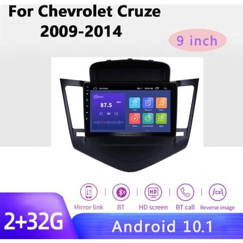 9inch Android 10.1 Car Multimedia Player For Chevrolet Cruze 2009-2014 Touch Screen GPS Navigation Multimedia WIFI RDS DSP Carpl