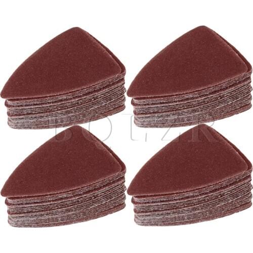 BQLZR 50mm Dia Finger Sandpaper Sheet with 60/80/120/180/240 # Pack of 100