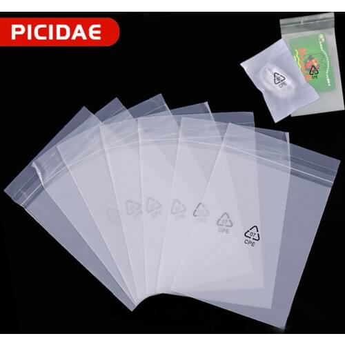 Cpe Self Adhesive Ziplock Frosted Packaging Soft Bag Translucent Plastic Digital Electronic Product Boutique Clothing File Gift