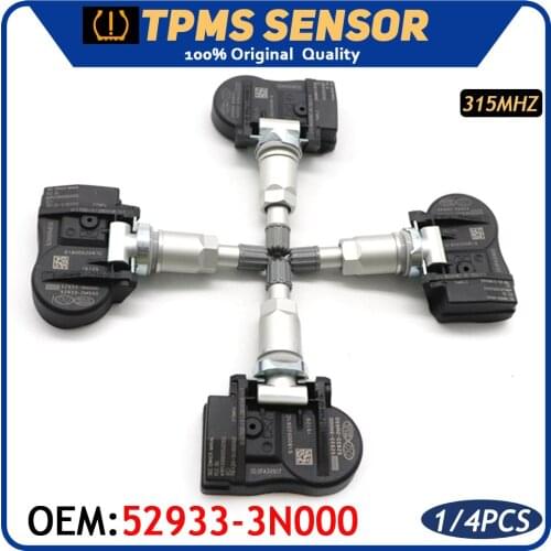 Car Tyre Pressure Monitoring Sensor 52933-3N000 FOR KIA CADENZA FORTE OPTIMA SORENTO SOUL FOR HYUNDAI 52933-2M550 52933-2M000