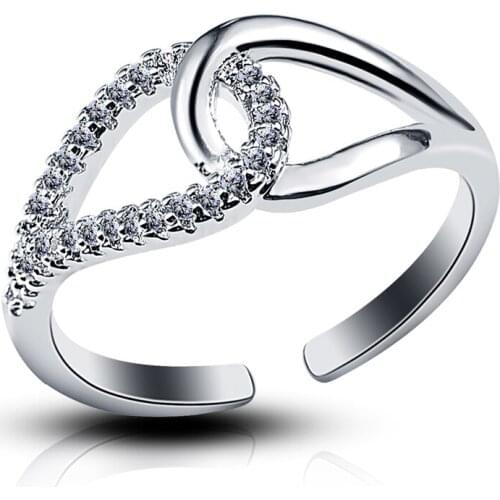 DOTSHE Women's Silver Rings
