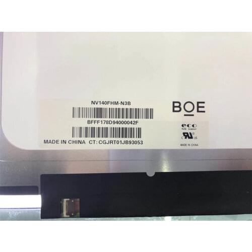 IPS Screen For BOE NV140FHM-N3B Matrix Laptop 14.0" 30Pin NV140FHM N3B LCD Screen Glossy FHD 1920X1080 LED Display Replacement