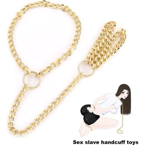 EXVOID Metal Neck Collar Hand Cuffs BDSM Bondage Hen Night Ankle Cuff Restraints Slave Handcuffs Bachelorette Party