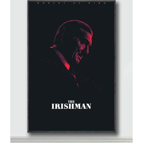 NJ123 The Irishman Movie 6 Silk Posters and Prints wall art Art Poster Home Decor