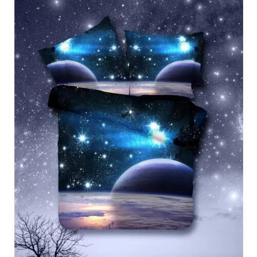 3d Galaxy bedding sets Twin/Queen Size Universe Outer Space Themed Bedspread 2pcs/3pcs/4pcs Bed Linen Bed Sheets Duvet Cover Set