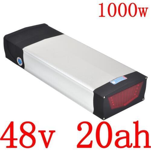 48V 20AH electric bike battery 48V 15Ah 18Ah 20Ah Lithium battery For Bafang 1000W BBSHD BBS02 500W With Double Layer Rear Rack