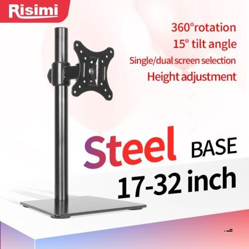 10-27"display table top bracket can be raised and lowered to adjust the angle."