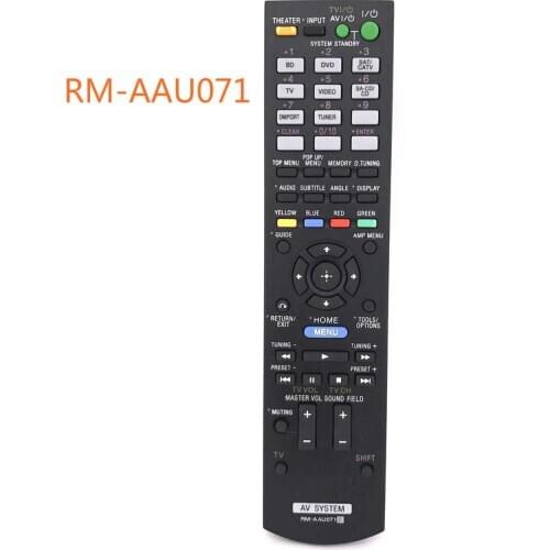 New RM-AAU071 Audio/Video Receiver Remote Control For Sony HTCT150 HTCT150HP AV System Fernbedienung
