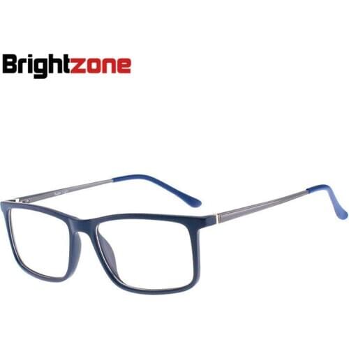 Brightzone TR90 Frame Aluminum Magnesium Legs Rectangle Eye Glasses Frames Men Eyeglasses Gozluk Tmall Erkek Oculos De Grau