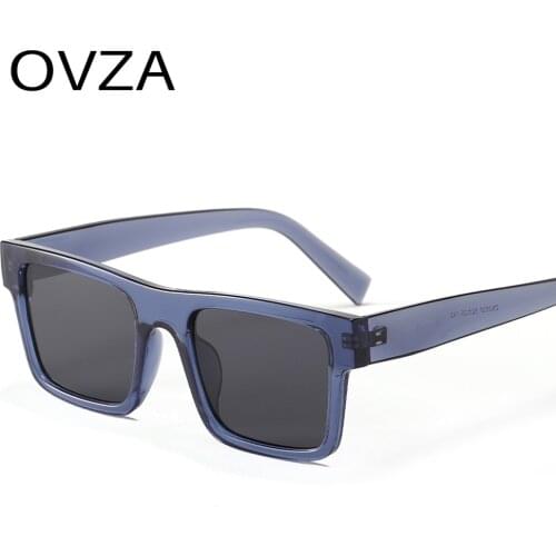 OVZA Fashion Womens Sunglasses Brand Designer Rectangle Male Eyeglasses Classic UV400 Lens High Quality Oculos Feminino S2002