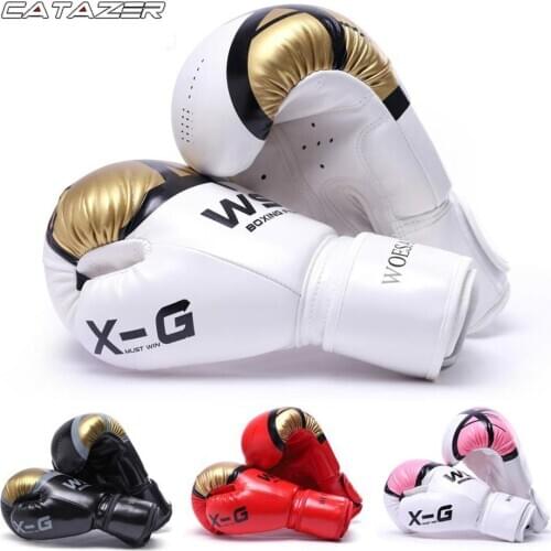 PU Kick Boxing Gloves for Men Women Karate Muay Thai Guantes De Boxeo Free Fight MMA Sanda Training Adults Kids Sports Equipment