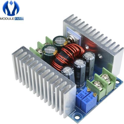 300W 20A DC-DC Buck Converter Step Down Module Constant Current LED Driver Power Step Down Voltage Module Electrolytic Capacitor