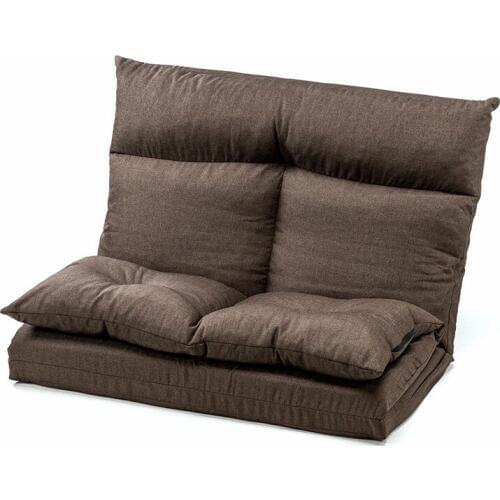 Adjustable Floor Couch and Sofa for Living Room and Bedroom Japanese Foldable Reclining Chaise Lounge Convertible Flip Chair