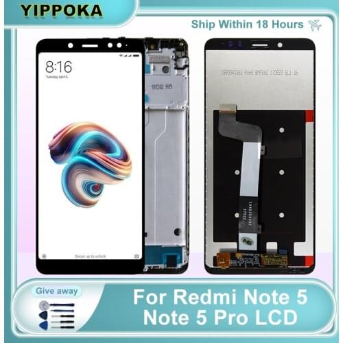 10 Touch For Xiaomi Redmi Note 5 Pro LCD Touch Screen Digitizer Display Replacement Parts For Redmi Note 5 LCD Snapdragon 636