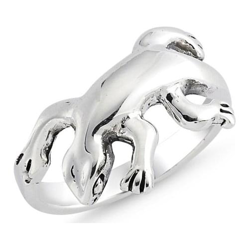 Silverlina Silver Sterling Lizard Pattern Ring