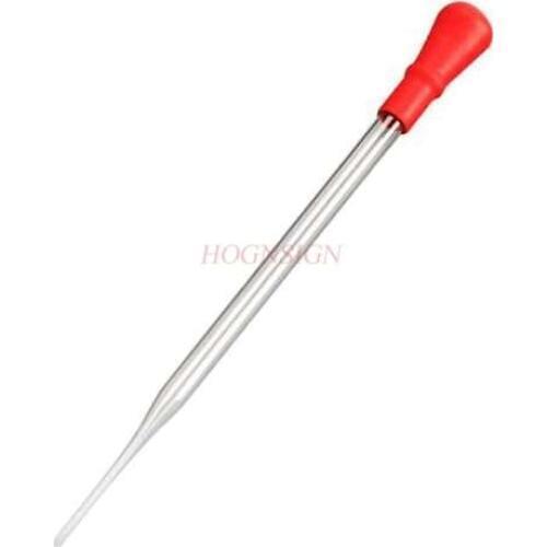 Glass dropper red scalp head plastic dropper experiment essential oil dropper 15cm9cm chemical experiment equipment