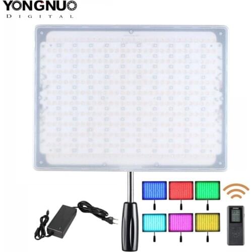 YONGNUO YN600 RGB Ultra Thin Video LED Video/ Photo Light with Adjustable Color Temperature 3200K-5500K for Canon Nikon camera