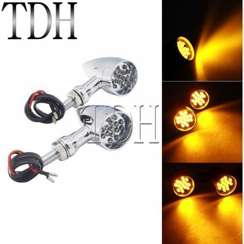 Universal Motorcycle Turn Signal Indicators Lights Universal LED Blinkers Flashers Lamp 12V For Honda Yamaha Kawasaki BMW