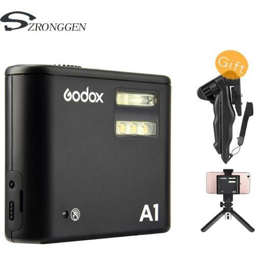 Pre-sale DHL Free Shipping Godox A1 Smartphone Flash 2.4G Wireless Trigger Control Flash LED Light For iphone 6 7 s plus