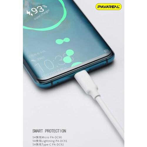 The charger is not easy to break. 100cm5a super fast charging data line flash charging supports 40W mobile phone charger