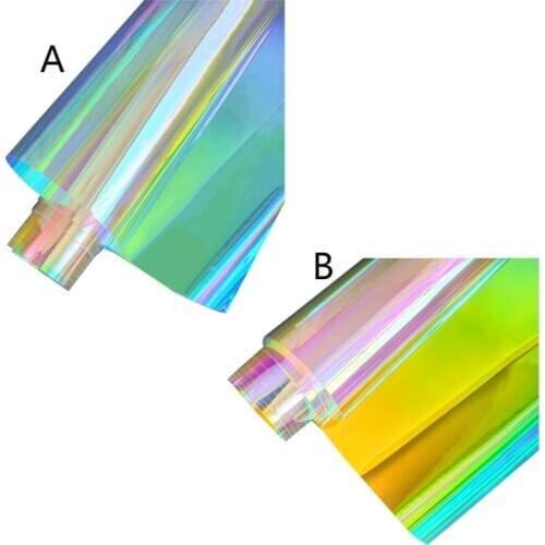 Aurora AB Effect Reflective Mirror Paper DIY Epoxy Resin Mold Jewelry Fillings T4MD