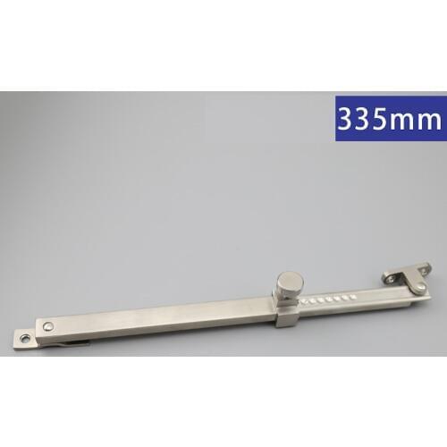 1x Adjustable Wind Brace Bracing Window Support Limiting Stopper Stainless Steel Industrial Wind-proof Rod 335mm