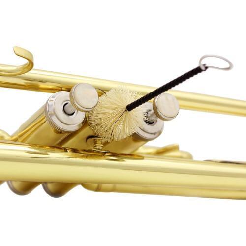 2pcs/pack Brasswind Musical Instrument Cleaning Brush Set Tool Tuba Trombone Sousaphone Mellophone Horn Cornet Accessories