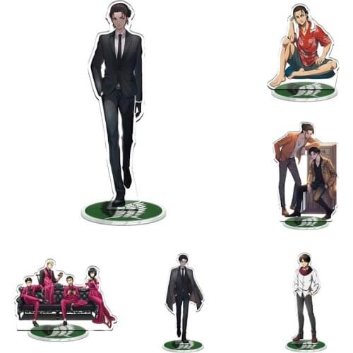 Attack on Titan Fourth Quarter Shingeki No Kyojin Eren Jaeger The Final Season Acrylic Stand Figure Model Plate Boy Girl Gift