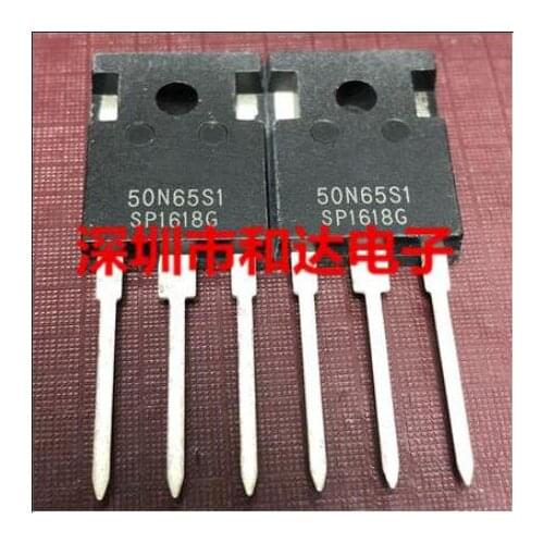 Free shipping 10PCS 50N65S1 NGTB50N65S1WG TO-247 650V 50A