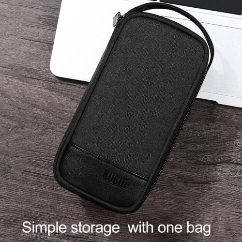 50% Off BUBM Anti-scratch Shockproof Power Bank Storage Bag Portable USB Cable Earphone Gadget Travel Storage Case for Home Trav