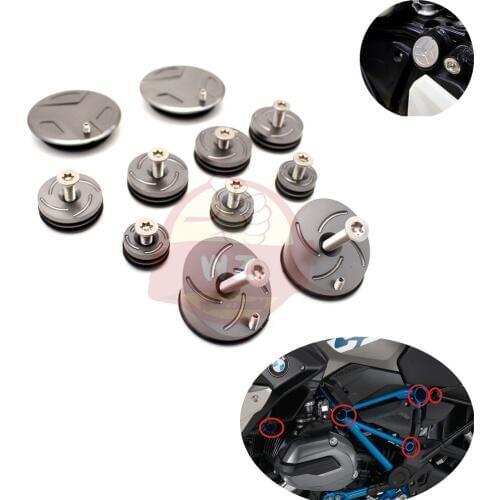 CNC aluminum frame plug cover set for motorcycle 2014-2017 BMW R1200GS R1200RT R 1200 GS RT ADV adventure R1200GS