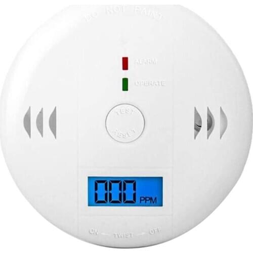 Carbon Monoxide Detector Gas Detection Digital Display Carbon Monoxide Alarm Power Detector
