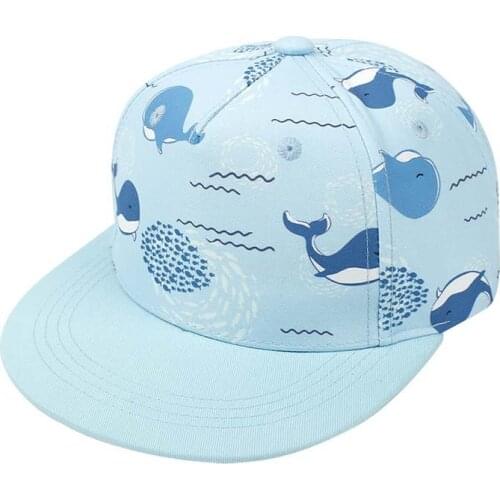 2021 Newborn Baby Summer Sun Cap Cartoon Printed Children Kids Baseball Cap Boys Girls Hat Infant Baby Sun Hat For 2-8 Years