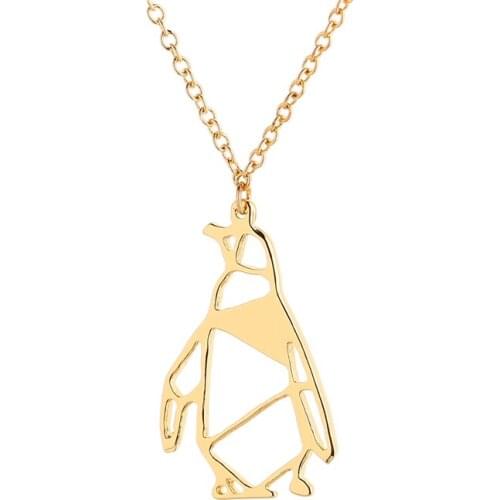 Europe and the United States popular, lucky unique penguin necklace jewelry.Give gifts to friends