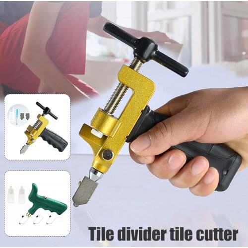 Ceramic Tile Cutter HandHold Portable Cemented Carbide Cutter Wheel for Open Tiles MC889