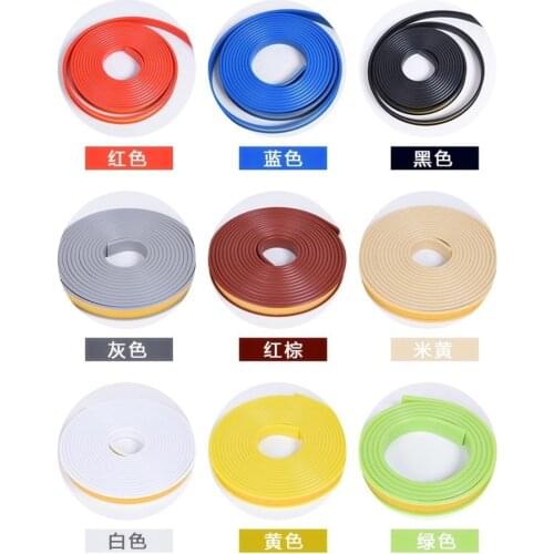 2M Adhesive edge banding tape 5-36mm U PVC veneer sheets for furniture Cabinet table edge guard protector seal strip