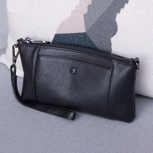 Fashion Womens Clutch Wallets Party bags Luxury Genuine Leather Handbags For Female Coin Purse Mini Shoulder Bag Day Clutches