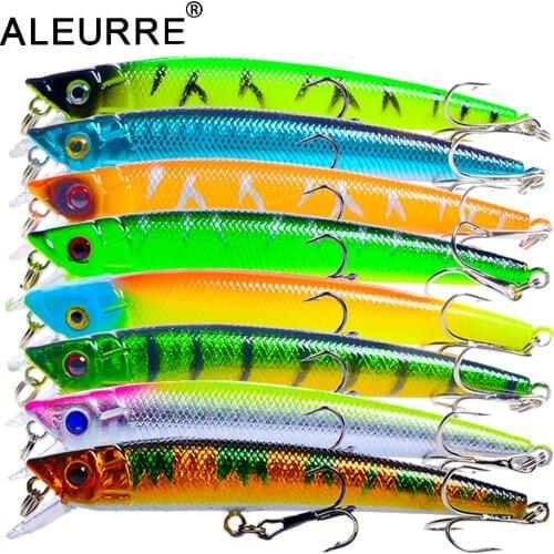 9.5cm/7.6g Topwater Minnow Fishing Lure Rattlin Bait Isca Artificial Crankbait Wobbler Fishing Tackle Pesca