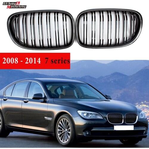 Carbon Fiber + ABS Front Bumper Hood Grille for BMW 7 Series 2009 - 2015 F01 Sedan F02(LWB) F03(Bullet-Proof) F04(Hybrid)